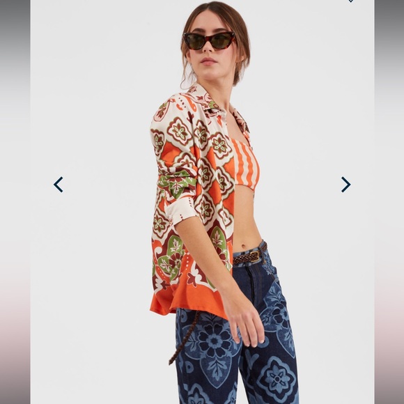 LA DOUBLEJ Partenope Placée in Twill Silk - Picture 4 of 10